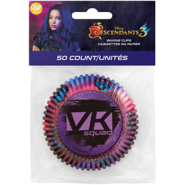 Wilton Disney Descendants 3 Cupcake Liners, 50-Count