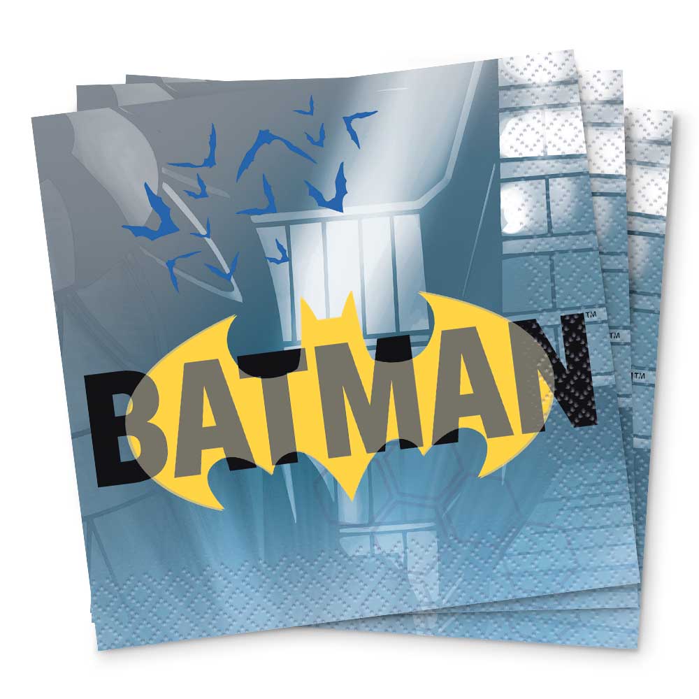 Batman Beverage Napkins 16 Pack