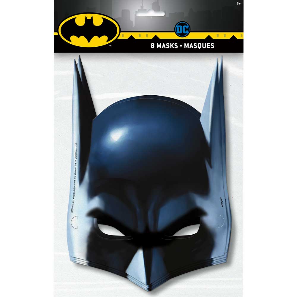 Batman Paper Masks 8-Pack