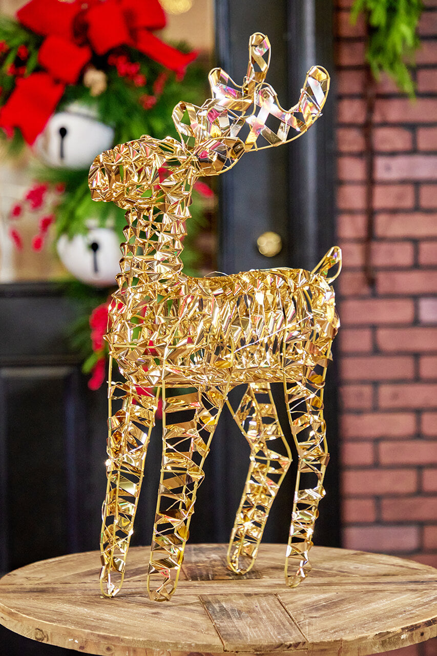 2.2' LED Standing Reindeer - 100L Battery Operated
