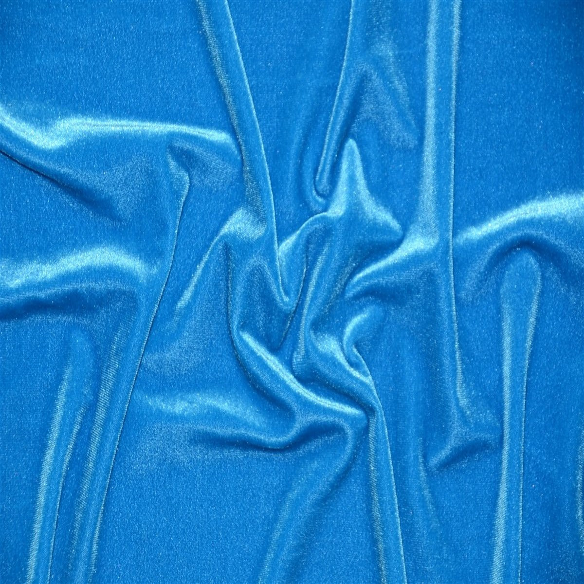 Stretch Velvet Spandex Fabric - 4-Way Stretch, 60" Width, 360 GSM (1 Yard)