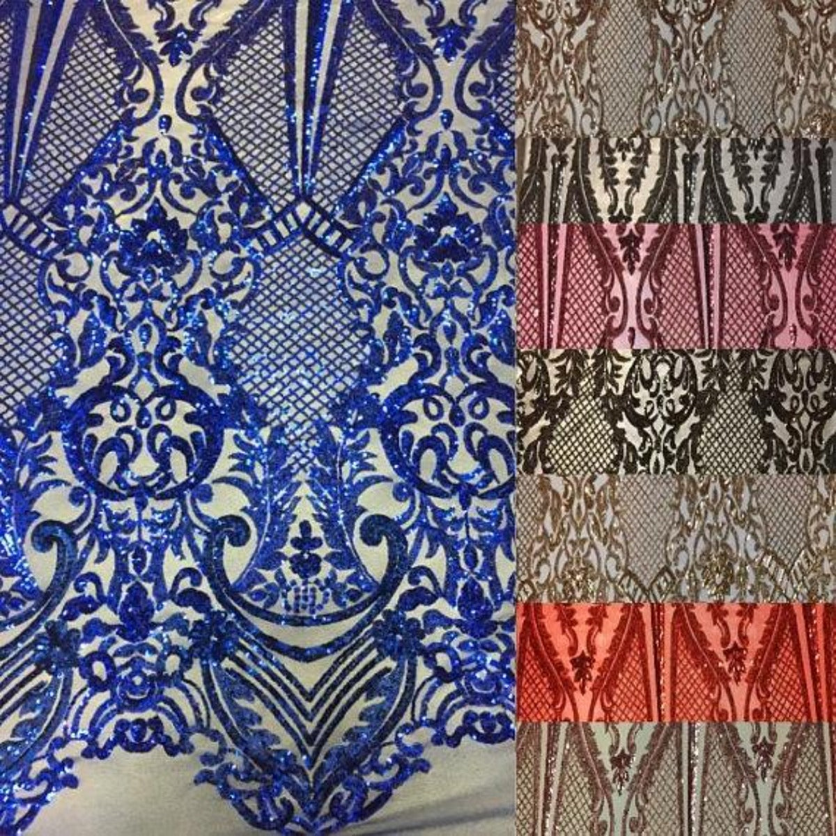 Stretch Sequins Fabric Chantal Deluxe