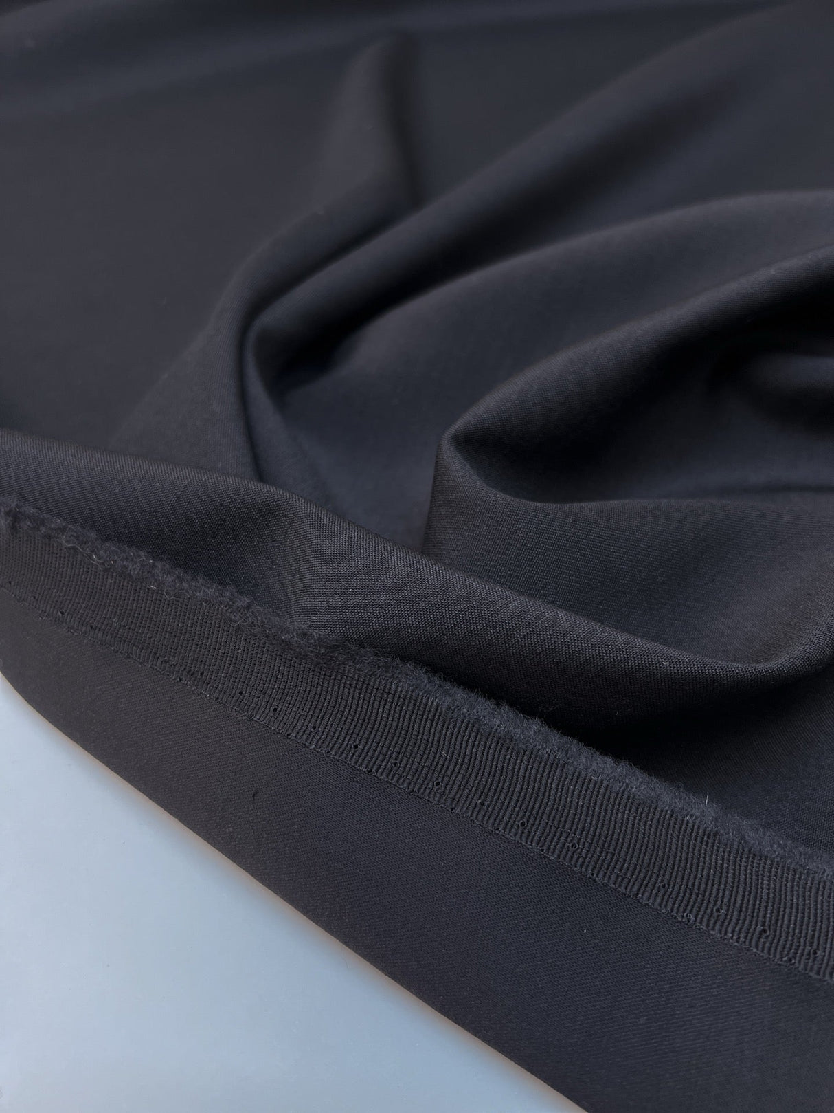 Blue Wool Twill Suit Fabric