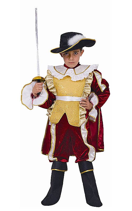 Red Noble Knight Costume