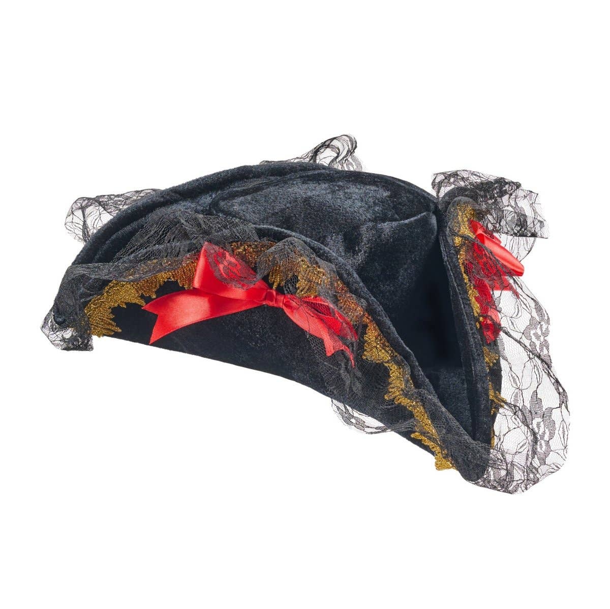 Lace Pirate Costume Hat
