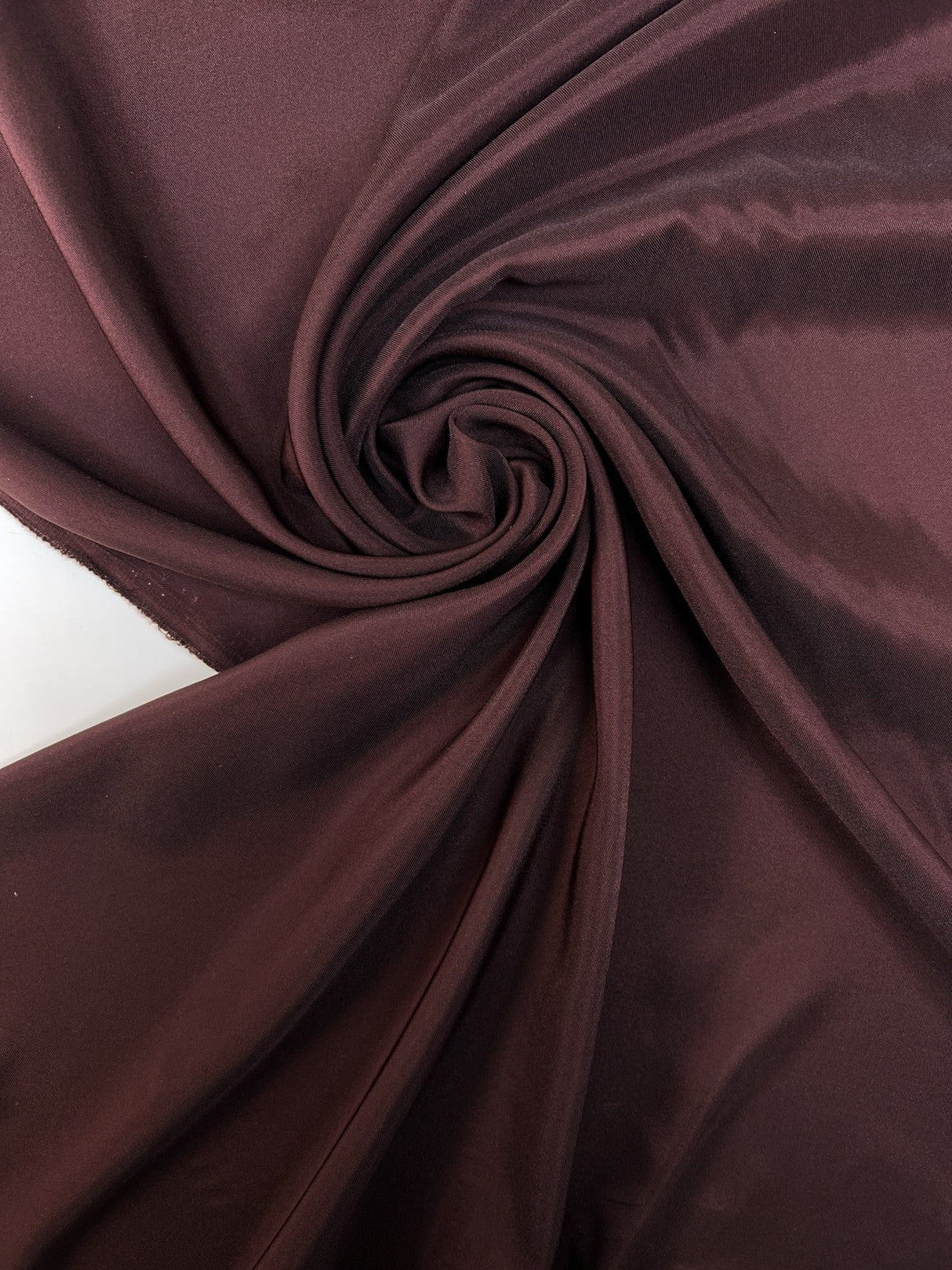 Viscose Lining Red Brown Stretch