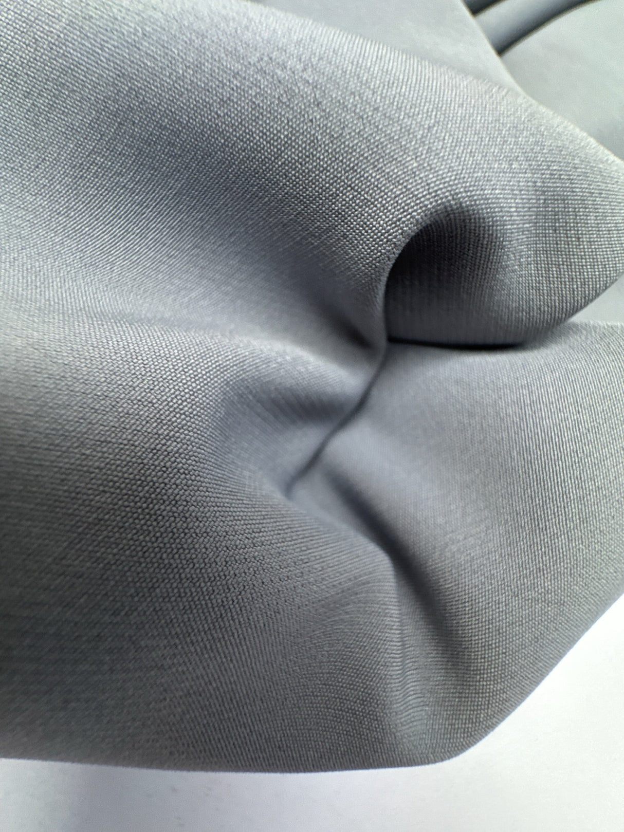 Gray Polyester Elastane Woven