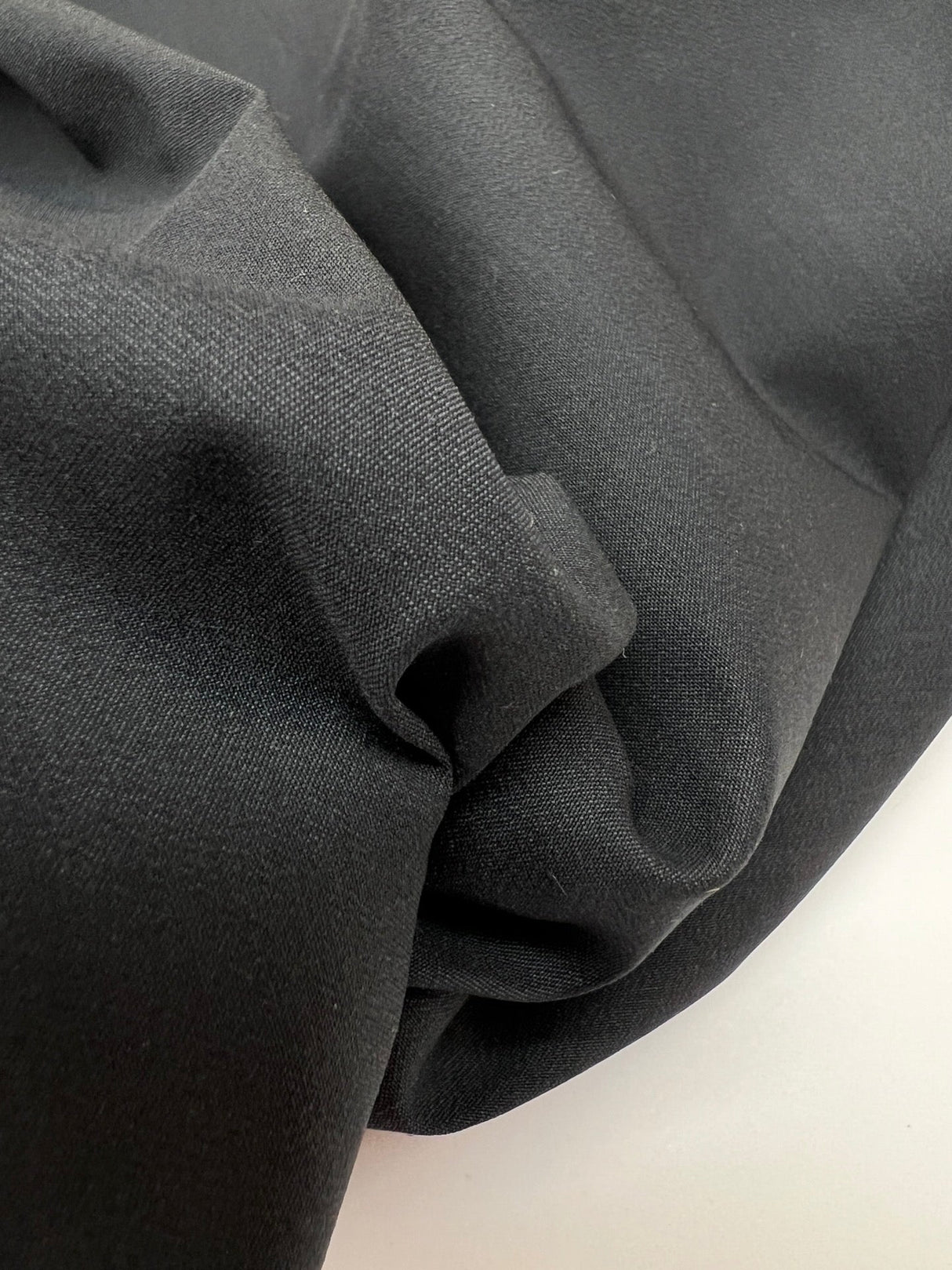 Virgin Wool Blend Woven Gray-Blue