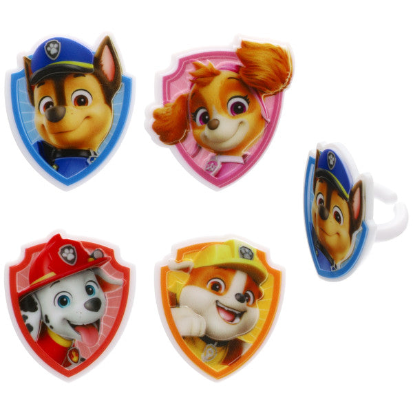 PAW Patrol Pups to the Rescue Cupcake Rings 12 per order - new style!