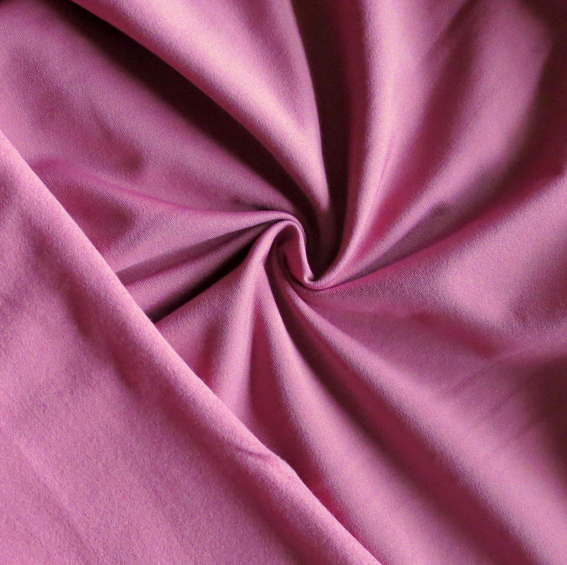Dry-Flex Fleece Back Knit Fabric Berry Milkshake