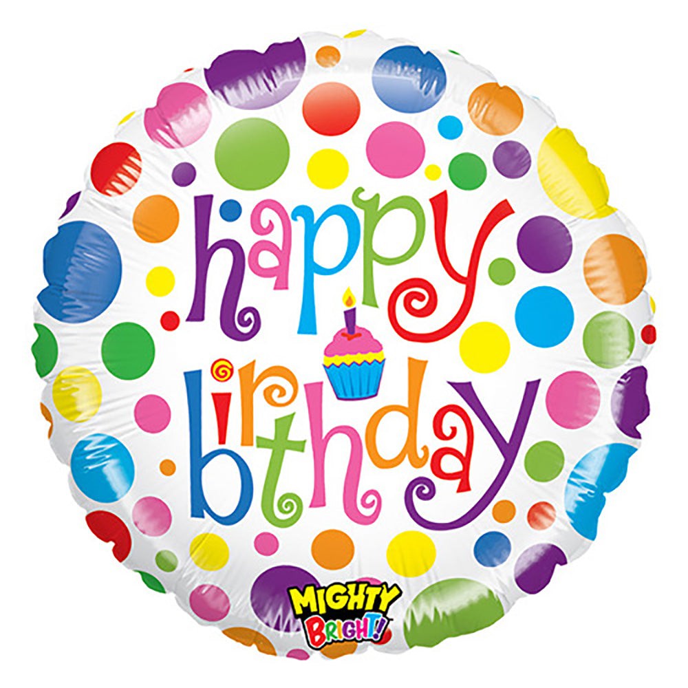 Foil Balloon Mighty Colorful Birthday