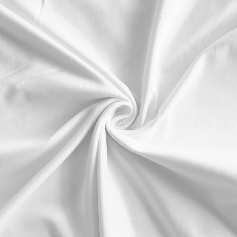 Supplex Lycra Jersey Knit Fabric - Beyond White
