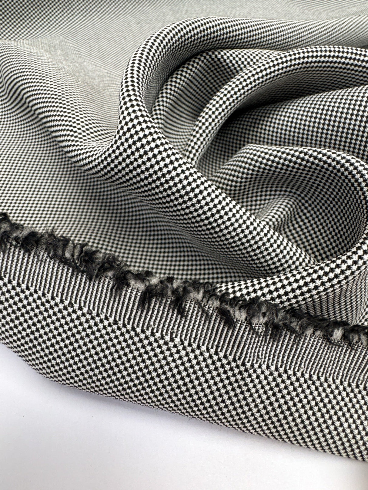 Cotton Suit Fabric Black White