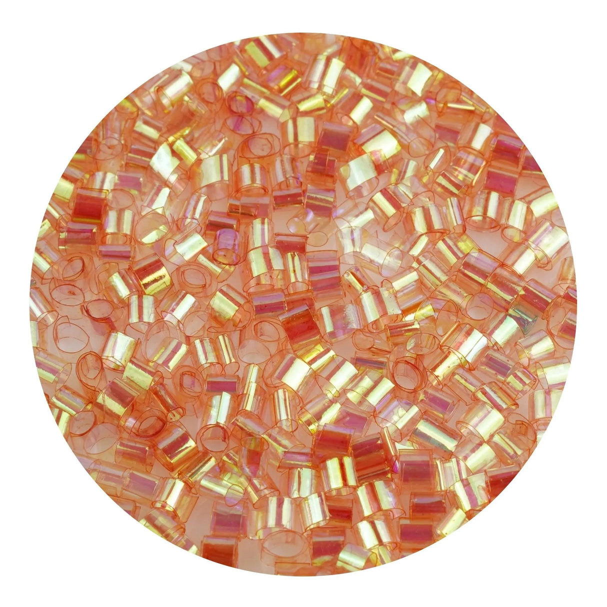 Bingsu Beads - Iridescent Coral (3.25 oz Bag)