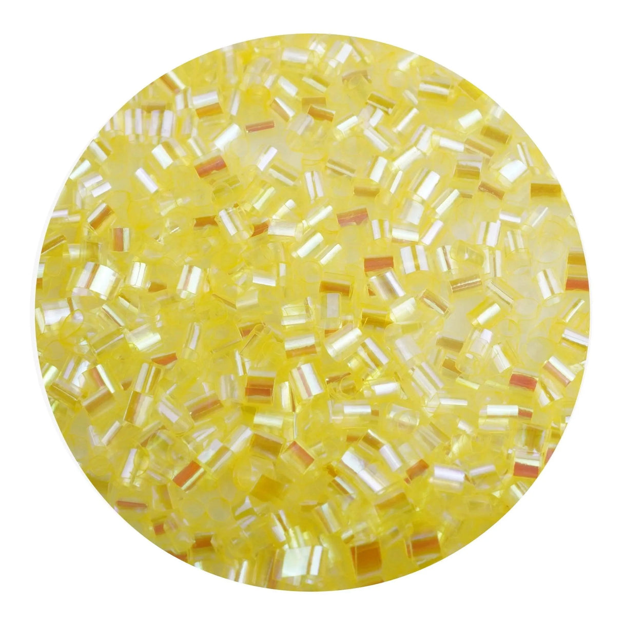 Bingsu Beads - Iridescent Light Yellow (3.25 oz Bag)