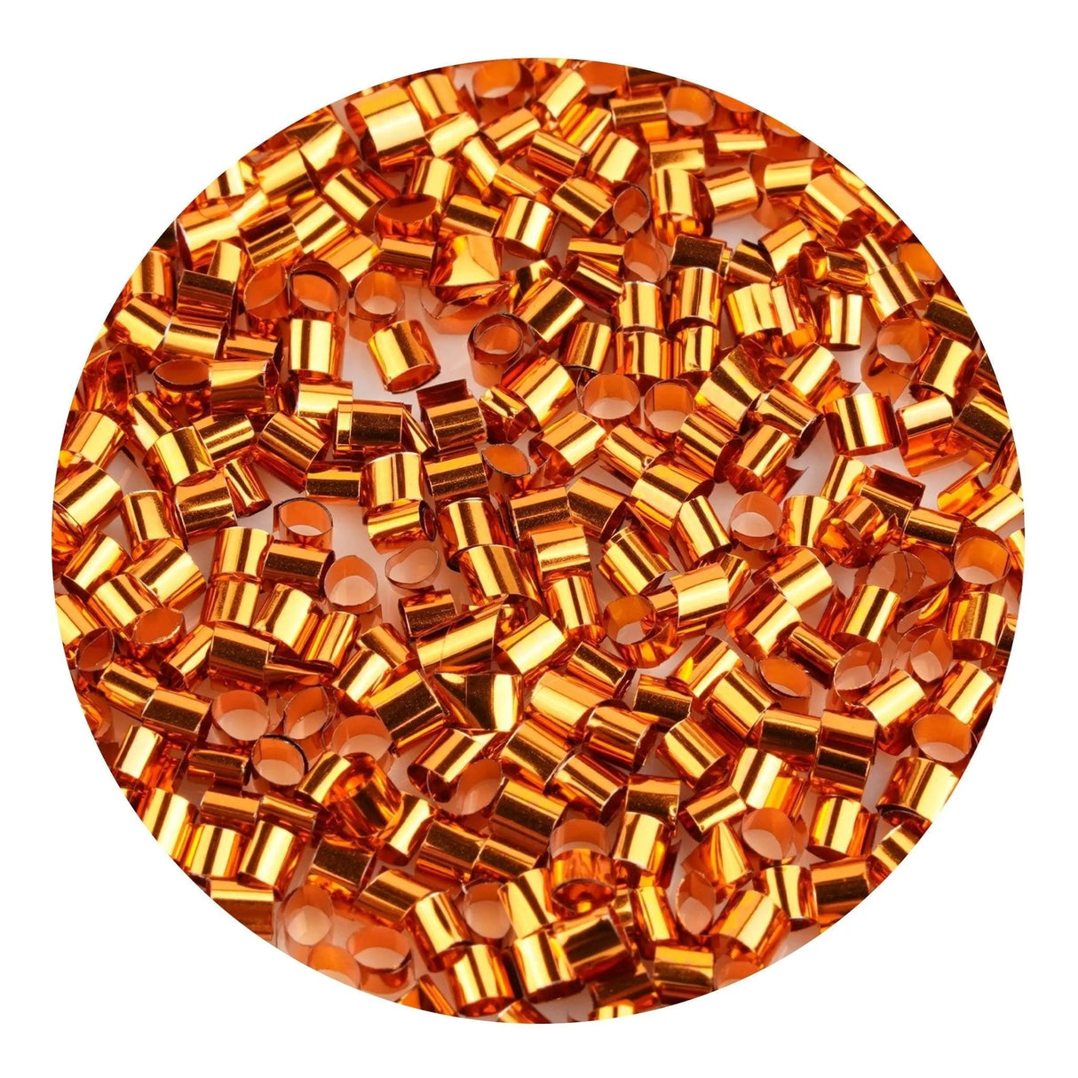 বিংসু পুঁতি - ধাতব কমলা (৩.২৫ আউন্স ব্যাগ)