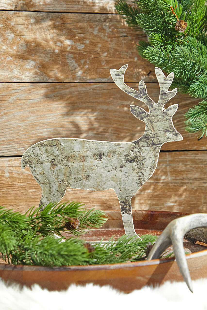 Birch Paper Standing Deer