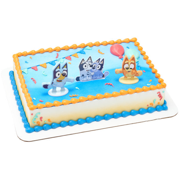 Bluey Dance Mode Cake Decorating Kit Topper