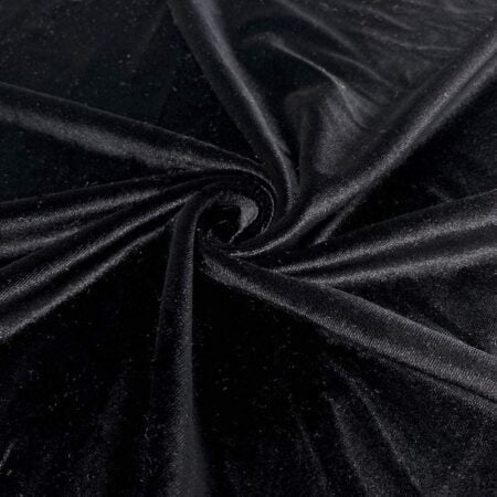 1 Yard Stretch Velvet Fabric Silky Soft 4 Way Stretch for Apparel Costumes 58/60 Inch Width