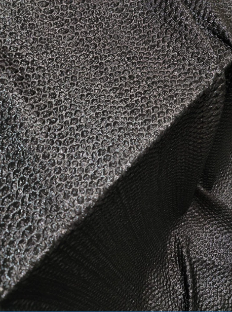 Black Brocade Jacquard Fabric