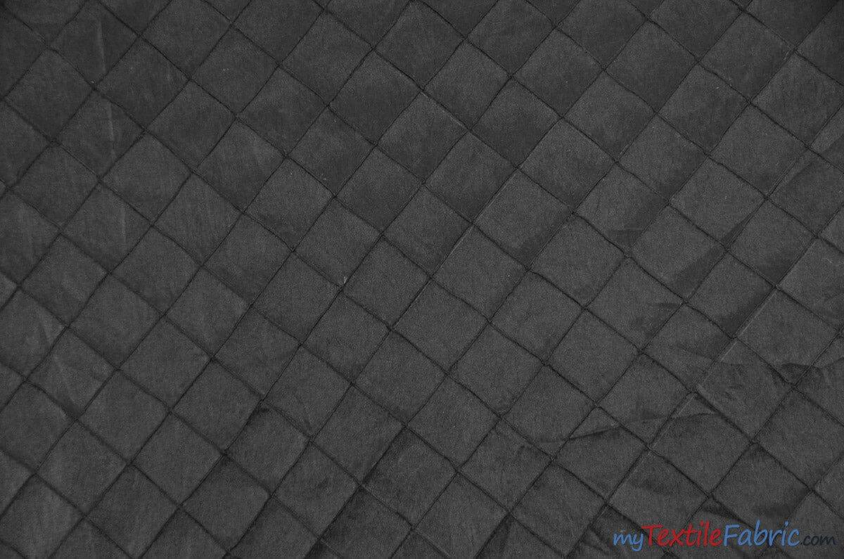 Pintuck 2X2 Taffeta Fabric - Diamond Pattern, 54" Width, Multiple Colors (1 Yard)