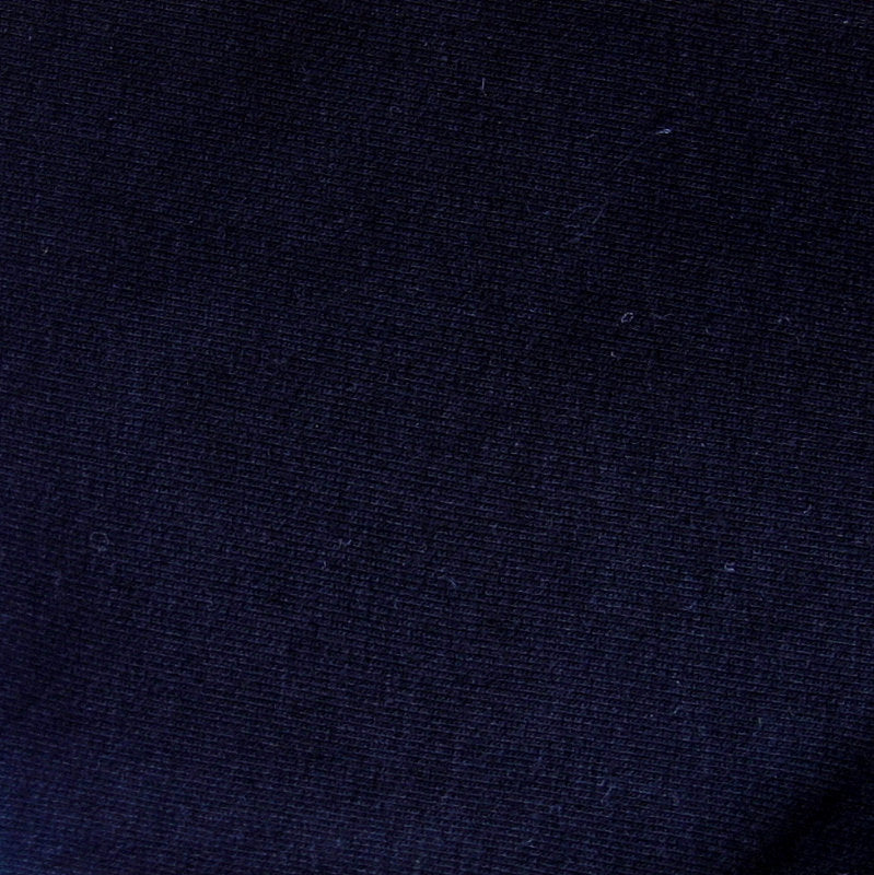 Black Bamboo Cotton Spandex French Terry Fabric