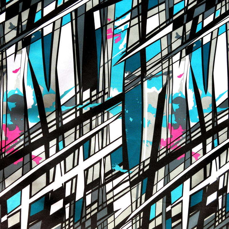 Microfiber Boardshort Fabric Abstract Print