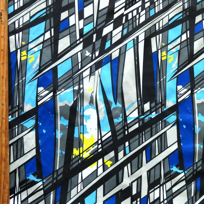 Microfiber Boardshort Fabric Abstract Print