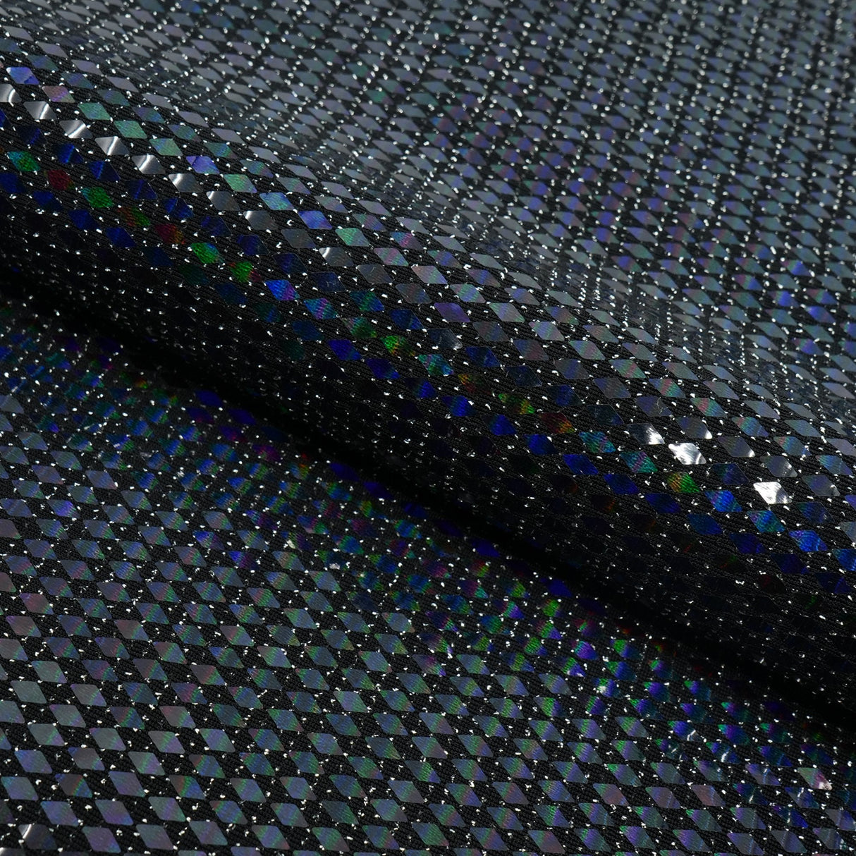 Transfer Sequin Lurex Stretch Fabric