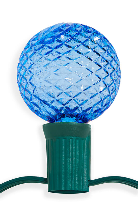 G50 Wonderful LED SMD Bulb (25 bulbs/bag) - Faceted, Blue