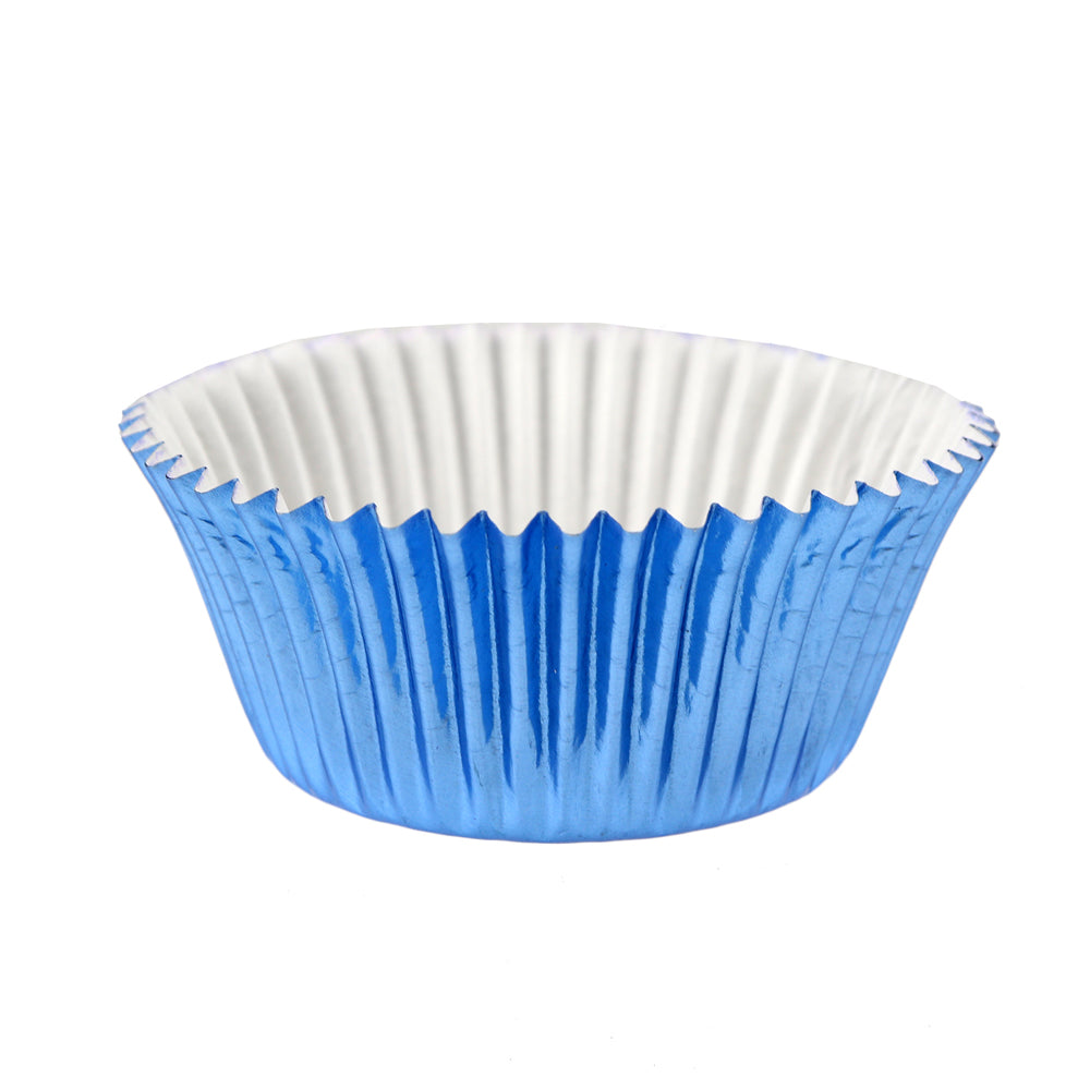 Blue Foil Cupcake Liners, 2" Dia. x 1 1/4" High, Pack of 500