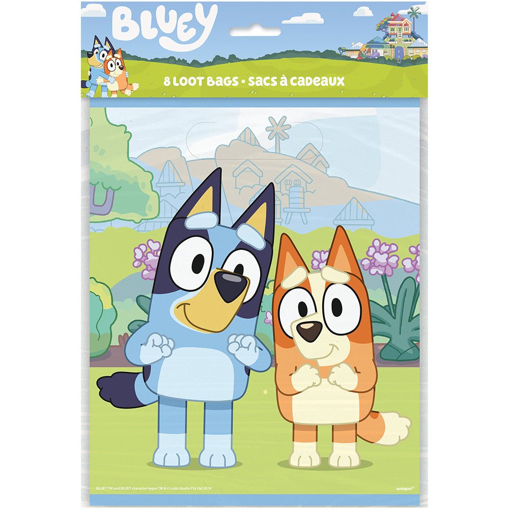 Bluey Loot Bags 8 Pack
