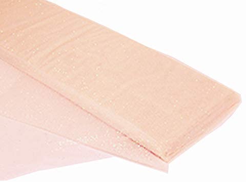 10 Yard Glitter Tulle Fabric Bolt 10 Yards Length for Wedding Party Decoration 54 Inch Width