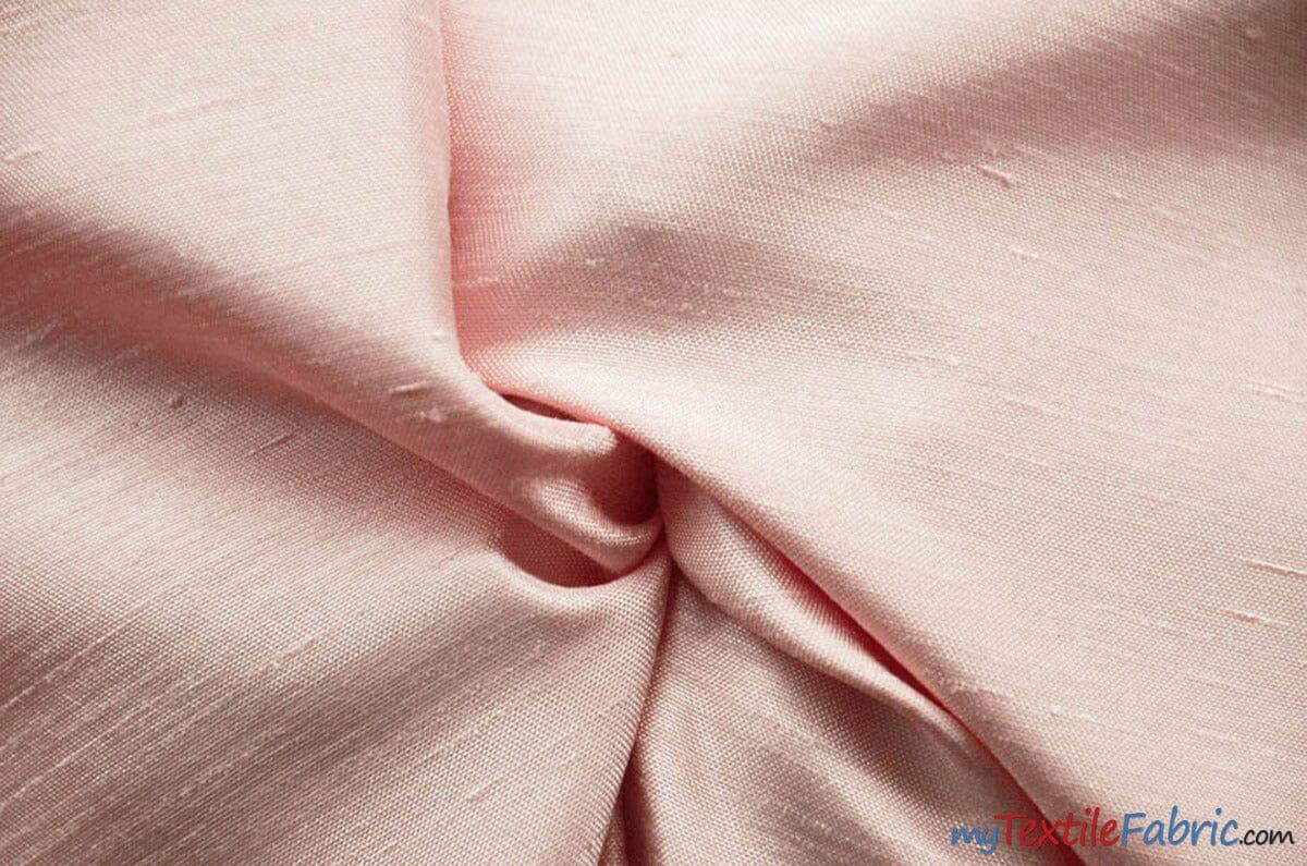 Shantung Satin Polyester Fabric - Reversible Satin Dupioni Silk, Multiple Colors, 58/60" Width (Yards, Bolts, Sample Swatches)