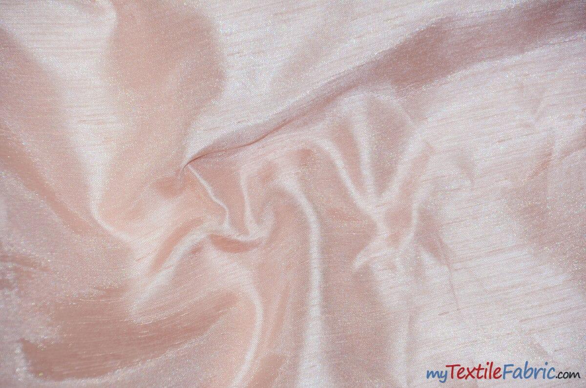 Shantung Satin Polyester Fabric - Reversible Satin Dupioni Silk, Multiple Colors, 58/60" Width (Yards, Bolts, Sample Swatches)