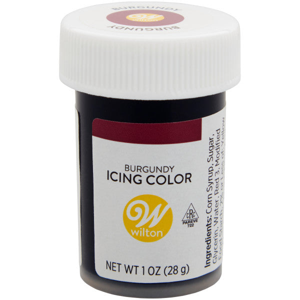 Wilton Burgundy Gel Food Coloring – 1 oz.