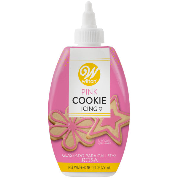 Wilton Pink Cookie Icing – Quick-Setting – 9 oz.