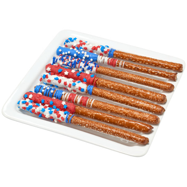 Patriotic Red, White and Blue Star Sprinkles – 16.5 oz. handheld container