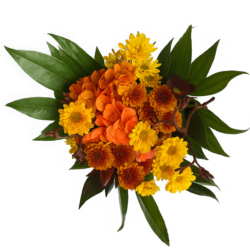 Thanksgiving Fresh Flower Bouquet Festive Floral Arrangement Pack
