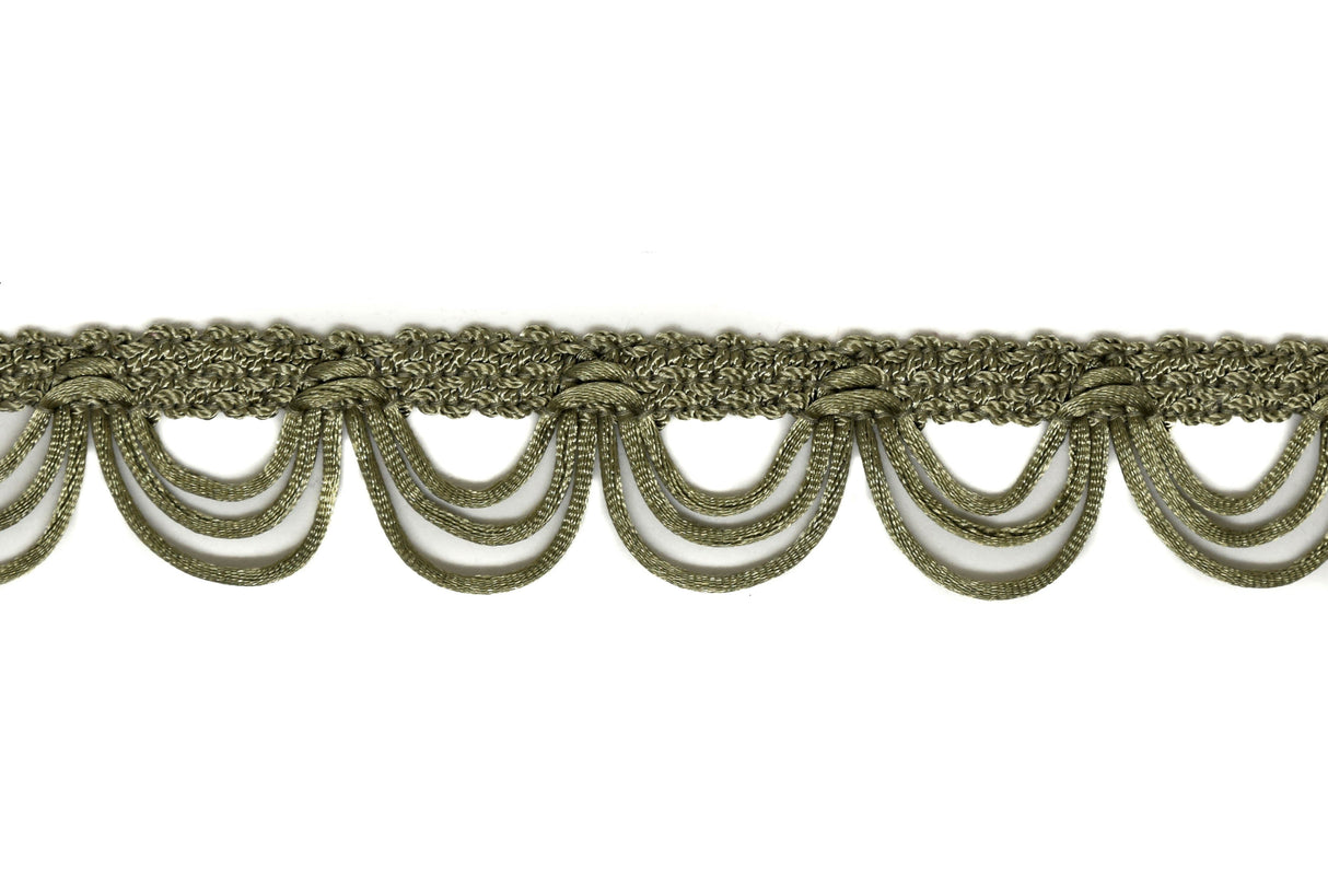 Braided Gimp Trim 1 1/4 Inch Looped
