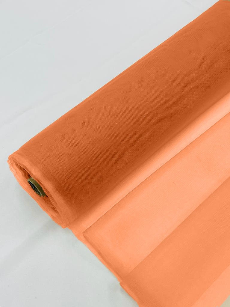 Bridal Illusion Mesh Tulle Fabric - Sheer Mesh, 58" Width, Sold By The Yard (1 Yard)