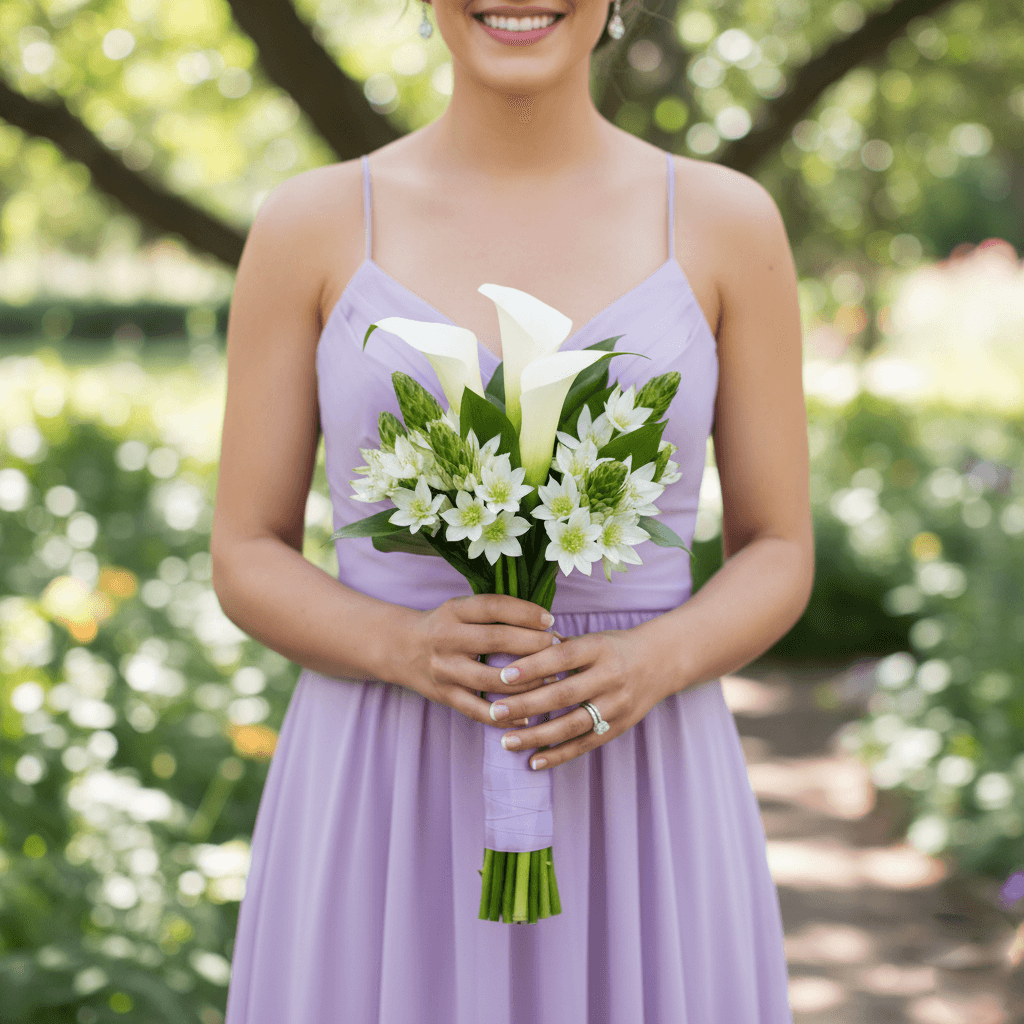 Calla Lily Star of Bethlehem Bridesmaids Bouquets 6 Sets 20 Stems Each