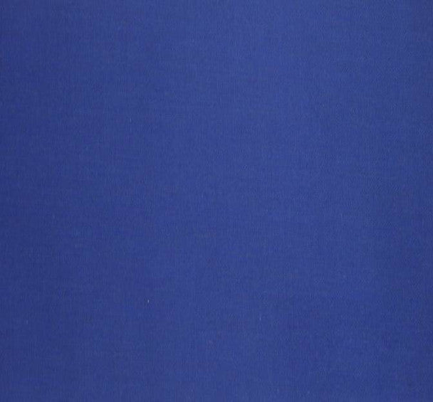 Solid Royal Fabric 65/35 Poly Cotton, 58/60" Wide 1 Yard Lightweight Woven Apparel & Home Decor Fabric