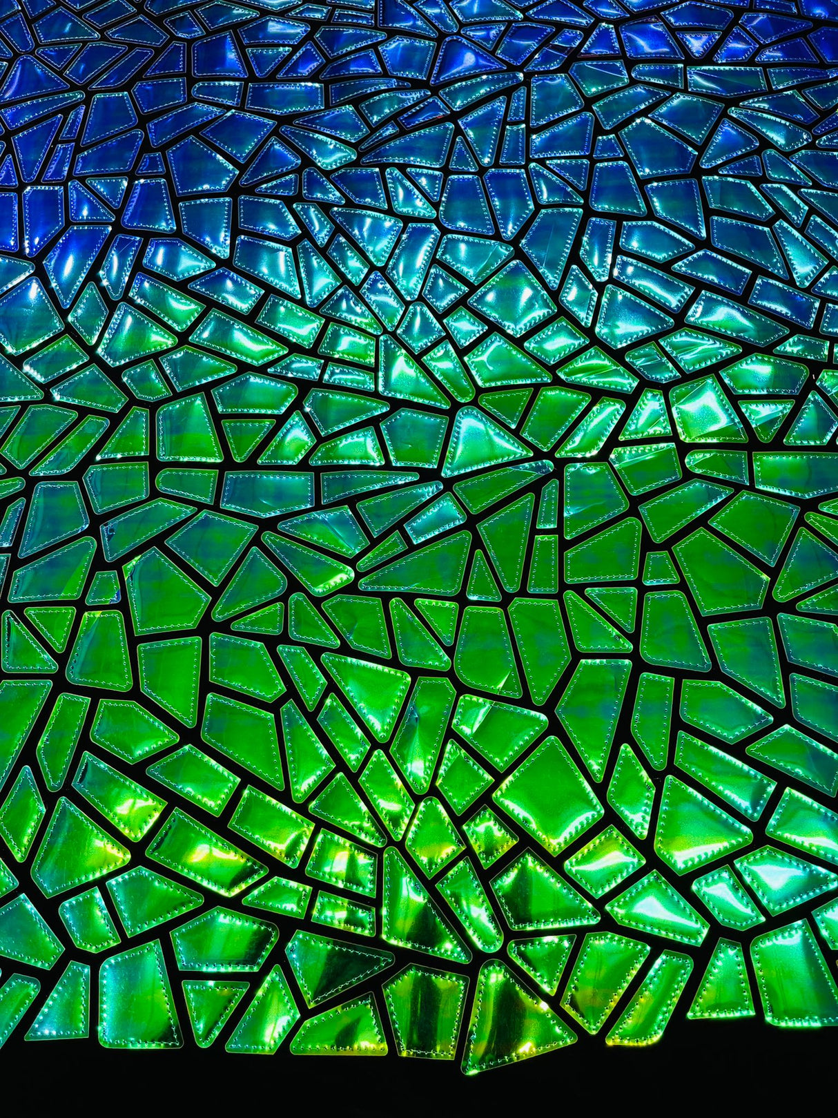 Broken Glass Sequin Velvet Fabric - Broken Glass Sequin, 58" Width (36 Inches)