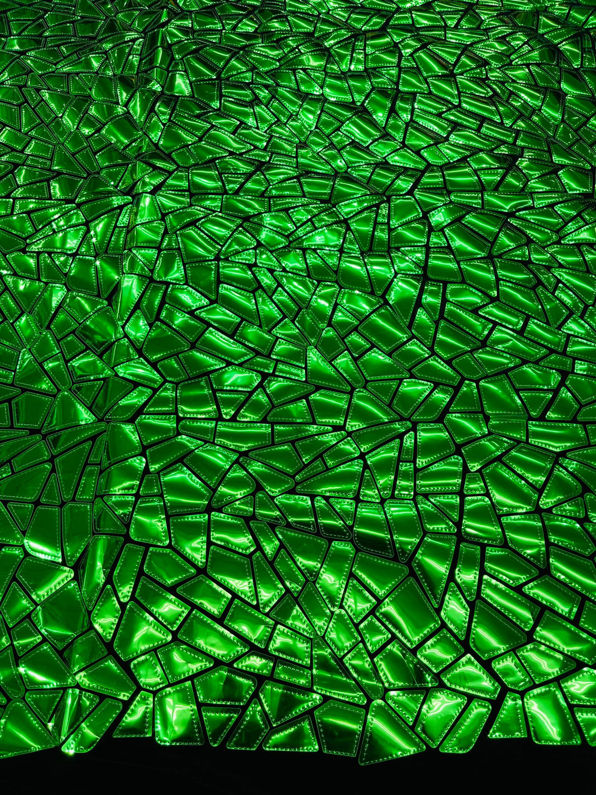 Broken Glass Sequin Velvet Fabric - Broken Glass Sequin, 58" Width (36 Inches)