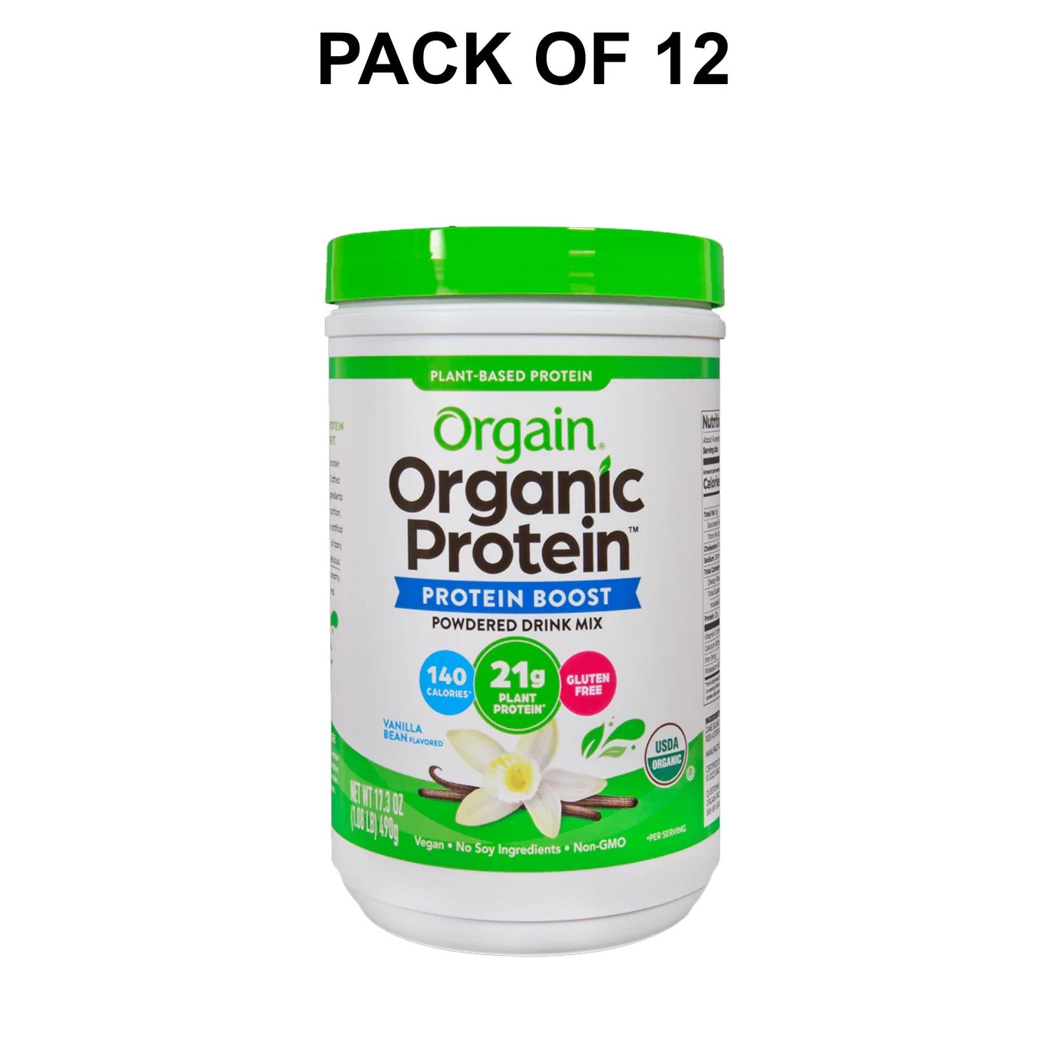 Traders Joe's Orgain® Vanilla Bean Organic Protein Boost Powder