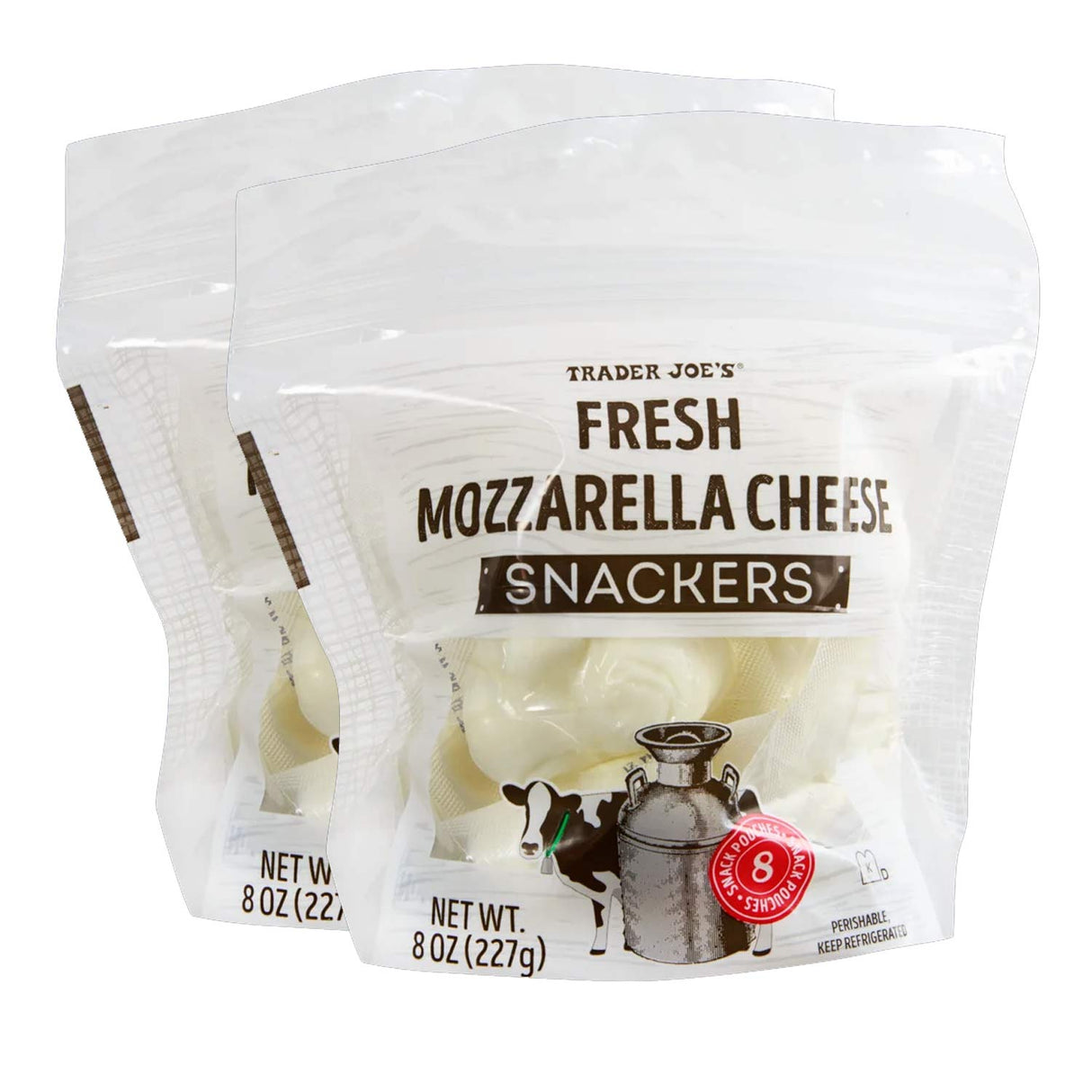 Fresh Mozzarella Cheese Snackers 8 Oz