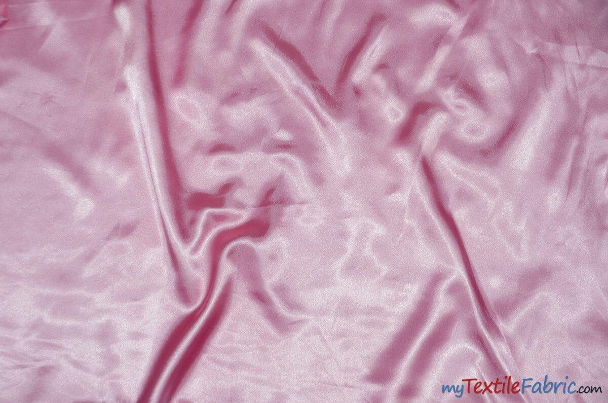 Silky Soft Medium Satin Polyester Fabric - Solid, 58/60" Width (70 Yard Bolt)