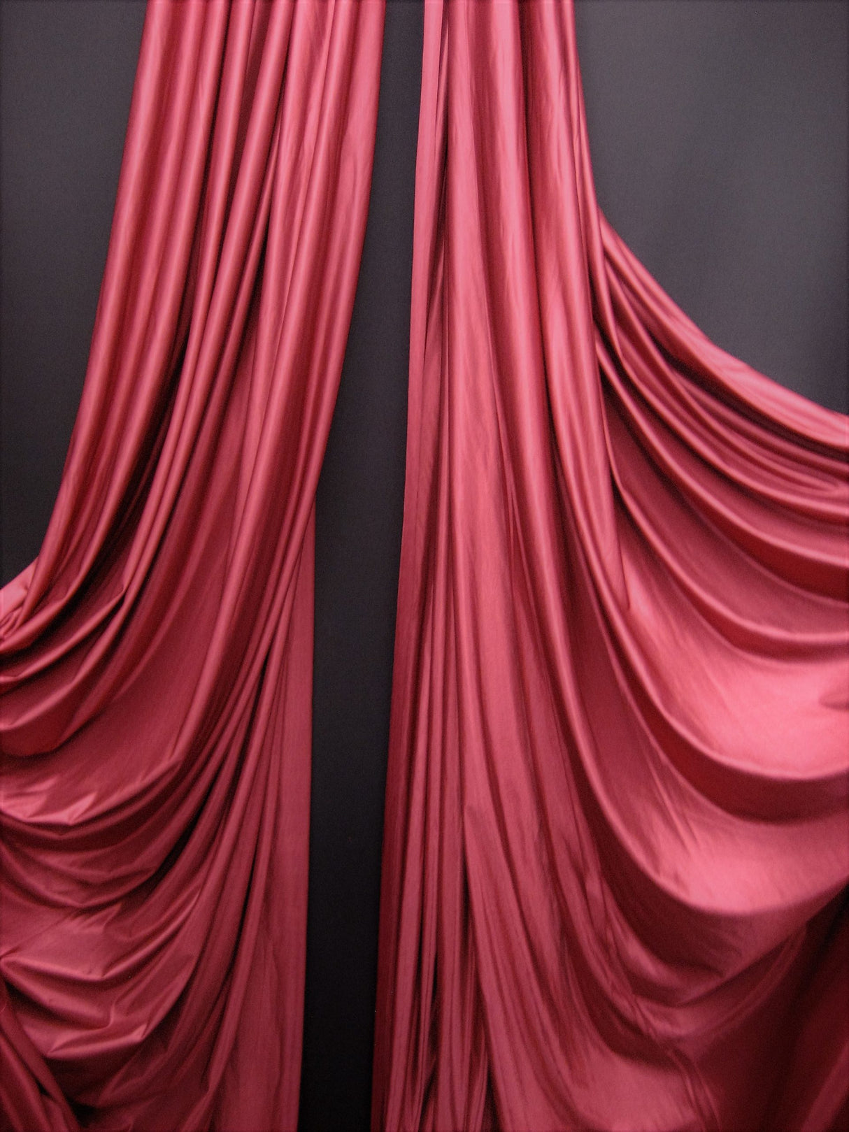 Low Stretch Burgundy Polyester Fabric - Burgundy, 108"-120" Width