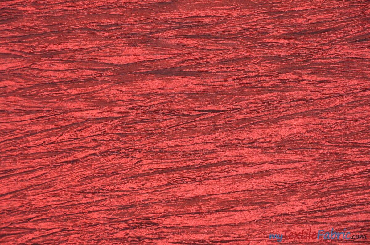 Crease Taffeta Crush Taffeta Polyester Fabric - Crushed Texture, 50/52" Width (Continuous Yards Or By Bolt)
